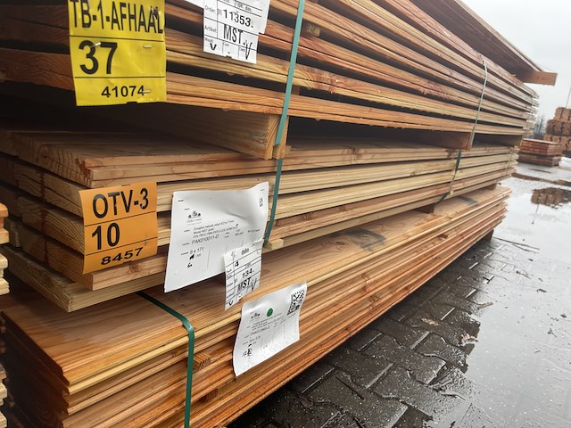 Ca. 60x douglas zweeds rabat, 21x190mm, lengte 300cm - afbeelding 4 van  4