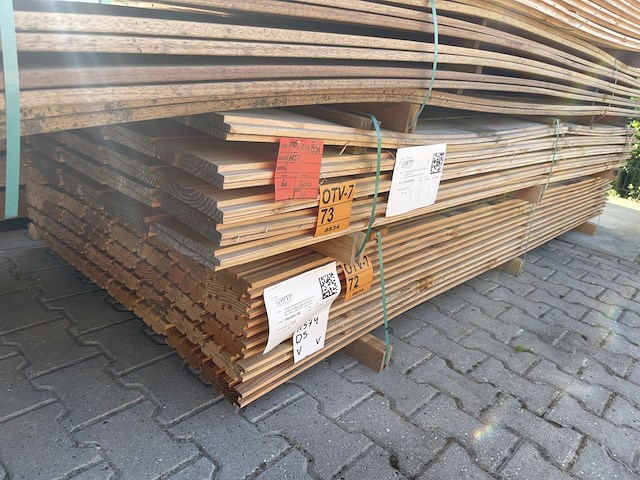 Ca. 60x douglas zweeds rabat, 21x190mm, lengte 300cm - afbeelding 4 van  4