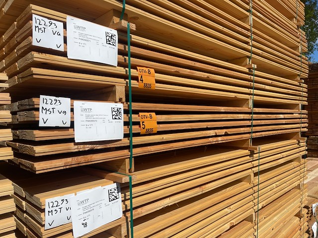 Ca. 60x douglas zweeds rabat, 21x190mm, lengte 300cm - afbeelding 4 van  4