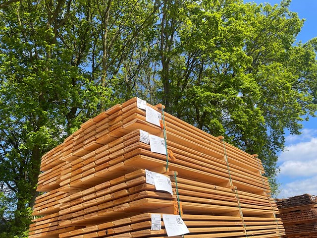 Ca. 60x douglas zweeds rabat, 21x190mm, lengte 300cm - afbeelding 4 van  4
