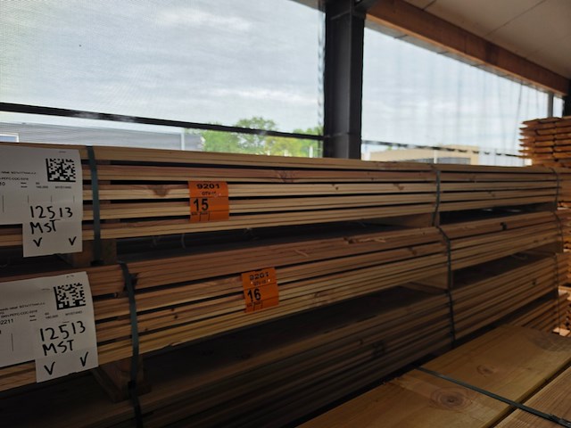 Ca. 60x douglas zweeds rabat, 21x190mm, lengte 300cm - afbeelding 4 van  4