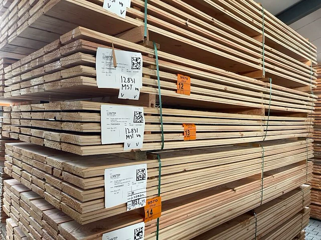 Ca. 60x douglas zweeds rabat, 21x190mm, lengte 300cm - afbeelding 4 van  4