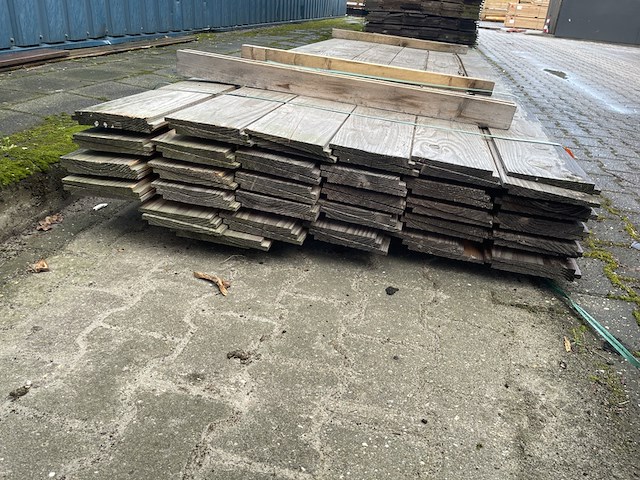 Ca. 60x douglas zweeds rabat, 21x190mm, lengte 400cm - afbeelding 3 van  3