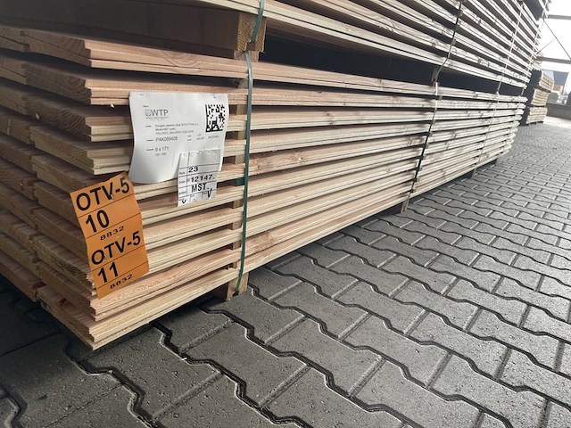 Ca. 60x douglas zweeds rabat, 21x190mm, lengte 400cm - afbeelding 4 van  4