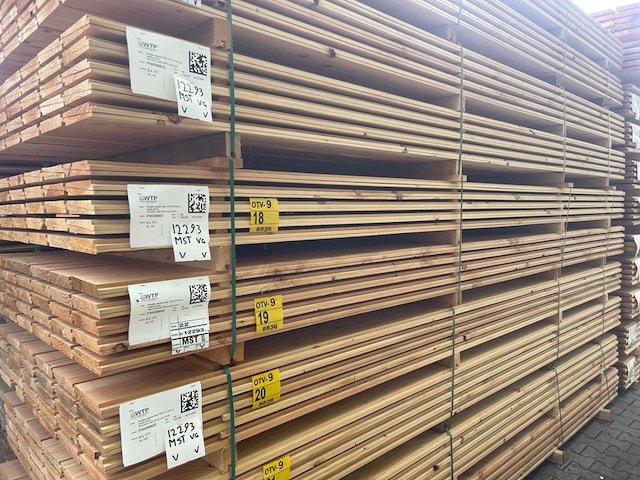 Ca. 60x douglas zweeds rabat, 21x190mm, lengte 400cm - afbeelding 4 van  4