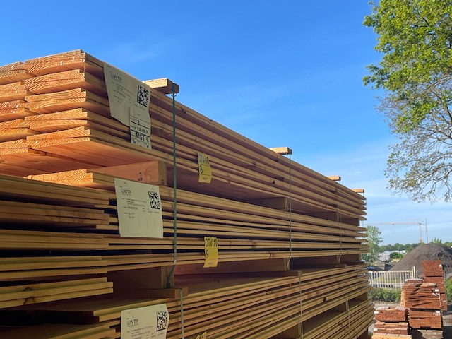 Ca. 60x douglas zweeds rabat, 21x190mm, lengte 400cm - afbeelding 4 van  4