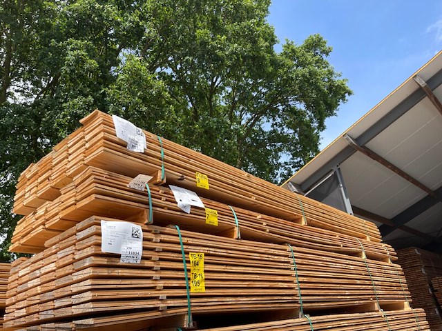 Ca. 60x douglas zweeds rabat, 21x190mm, lengte 400cm - afbeelding 4 van  4
