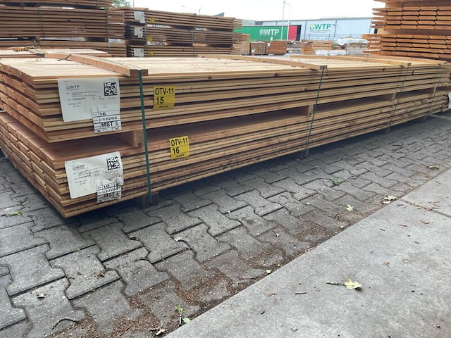 Ca. 60x douglas zweeds rabat, 21x190mm, lengte 400cm - afbeelding 4 van  4