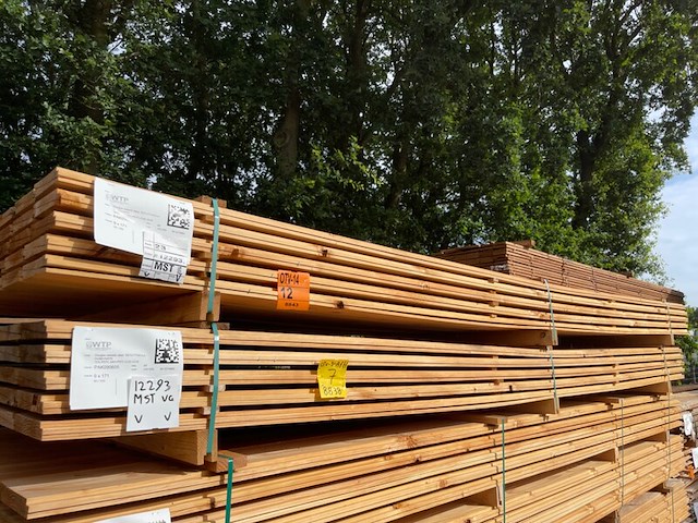 Ca. 60x douglas zweeds rabat, 21x190mm, lengte 400cm - afbeelding 4 van  4
