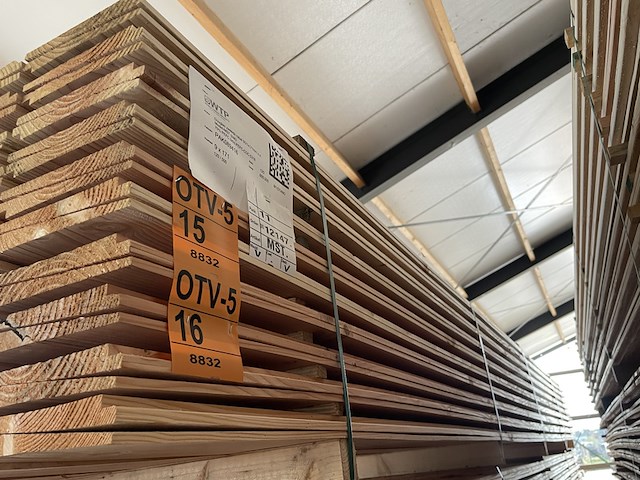 Ca. 60x douglas zweeds rabat, 21x190mm, lengte 500cm - afbeelding 4 van  4