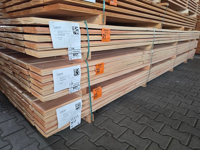 Ca. 60x douglas zweeds rabat, 21x190mm, lengte 500cm - afbeelding 4 van  4