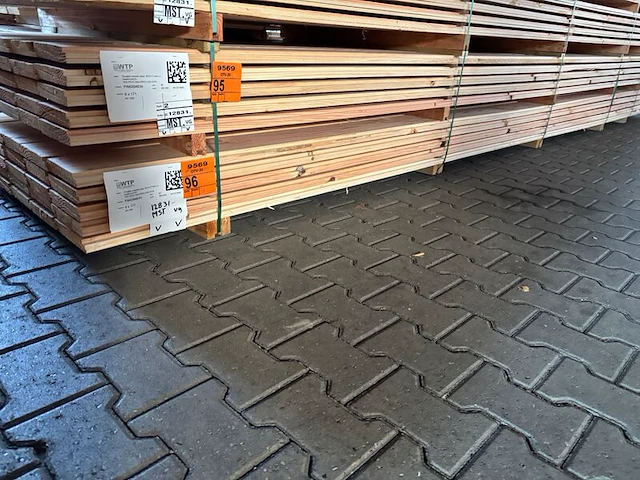 Ca. 60x douglas zweeds rabat, 21x190mm, lengte 500cm - afbeelding 4 van  4