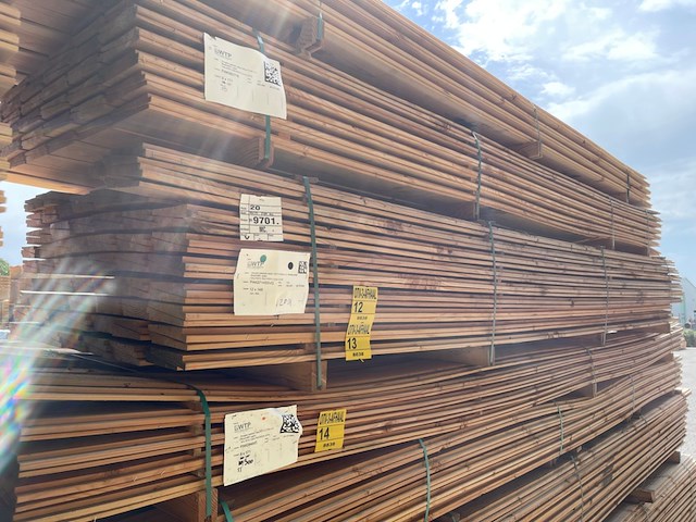 Ca. 60x douglas zweeds rabat, 26x160mm, lengte 400cm - afbeelding 4 van  4