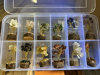 Ca. 60x edelstenen boompjes diverse soorten - afbeelding 1 van  3