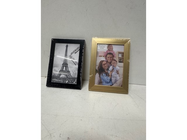 Ca. 60x fotolijst, goud en zwart - afbeelding 1 van  3