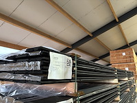 Ca. 60x grenen design- triple- deens profiel zwart gecoat, 18x140mm, lengte 540cm - afbeelding 3 van  4