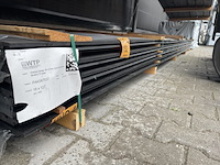 Ca. 60x grenen design- triple- deens profiel zwart gecoat, 18x140mm, lengte 540cm - afbeelding 4 van  4