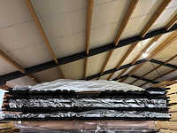 Ca. 60x grenen design profiel zwart gecoat, 18x142mm, lengte 540cm - afbeelding 3 van  4