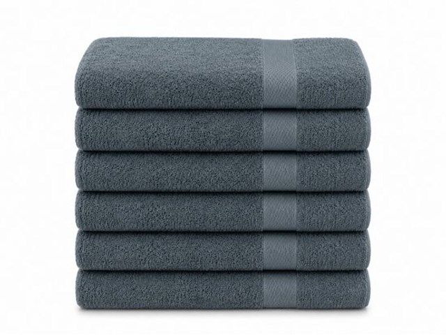 Ca. 60x handdoek, 50/100 500gsm, antraciet - afbeelding 1 van  1
