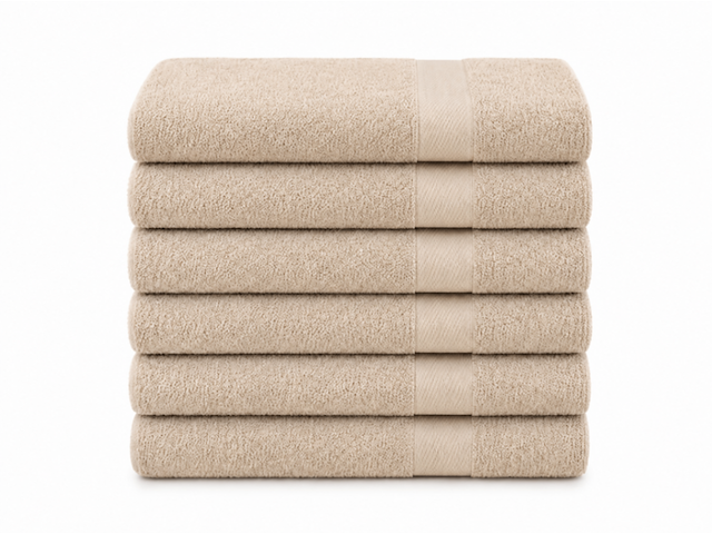 Ca. 60x handdoek, 50/100 500gsm, beige - afbeelding 1 van  1