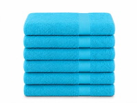 Ca. 60x handdoek, 50/100 500gsm, turquoise - afbeelding 1 van  1