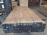 Ca. 60x hardhouten paal, 7 x 7 x 350 cm - afbeelding 2 van  4