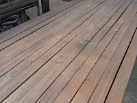 Ca. 60x hardhouten paal, 7 x 7 x 350 cm - afbeelding 3 van  4