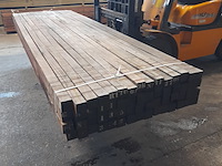 Ca. 60x hardhouten paal, 7 x 7 x 350 cm - afbeelding 4 van  4