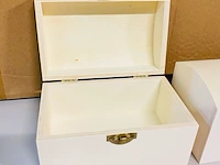 Ca. 60x houten schatkistjes - afbeelding 3 van  5