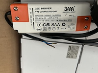 Ca. 60x led paneel inbouw met led driver ellipz lighting - afbeelding 3 van  4