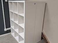 Ca. 60x (locatie deventer) diverse kasten, kallax, wit - afbeelding 1 van  28