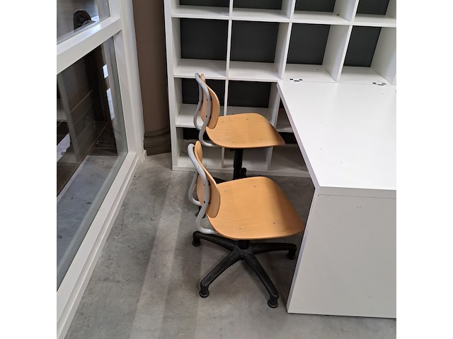 Ca. 60x (locatie deventer) diverse kasten, kallax, wit - afbeelding 17 van  28