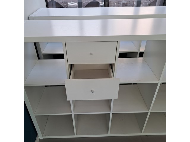 Ca. 60x (locatie deventer) diverse kasten, kallax, wit - afbeelding 28 van  28