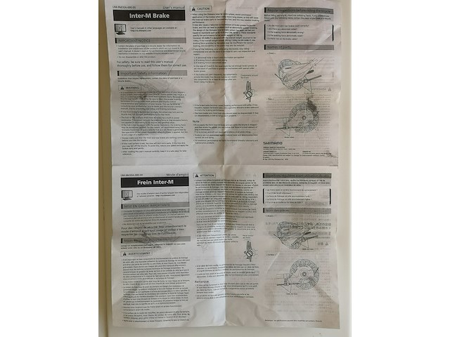 Ca. 60x rollerbrake achterrem, shimano, metaal - afbeelding 5 van  5