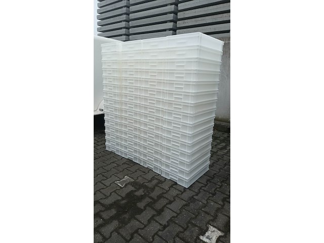 Ca. 60x zgan opslagbakken, wit - afbeelding 2 van  5
