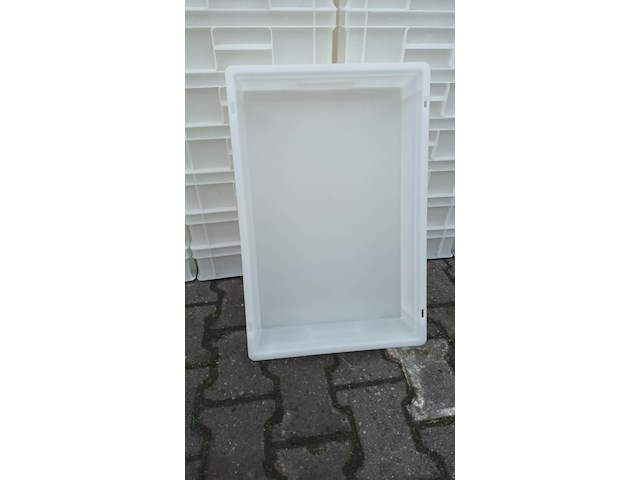 Ca. 60x zgan opslagbakken, wit - afbeelding 3 van  5