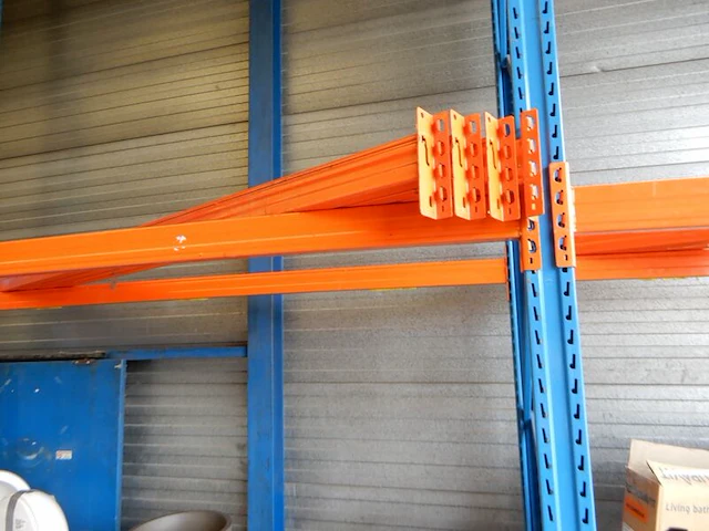 Ca. 6,1mtr palletstelling, oranje/blauw - afbeelding 3 van  4