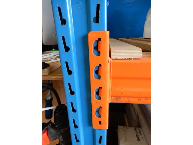 Ca. 6,1mtr palletstelling, oranje/blauw - afbeelding 4 van  4