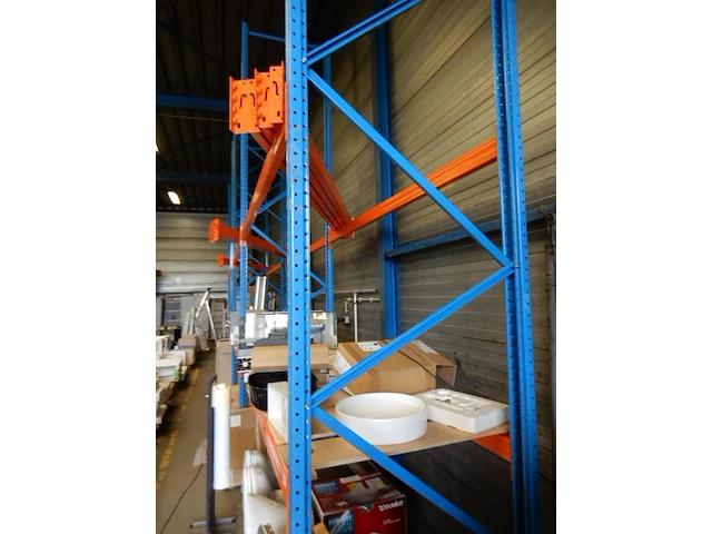 Ca. 6,1mtr palletstelling, oranje/blauw - afbeelding 2 van  5