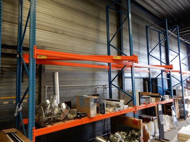 Ca. 6,1mtr palletstelling, oranje/blauw - afbeelding 3 van  5