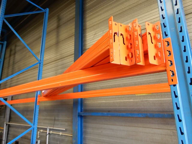 Ca. 6,1mtr palletstelling, oranje/blauw - afbeelding 4 van  5
