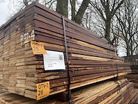 Ca. 61x angelim pedra beschoeiingsplanken, 20x150mm, lengte 300cm - afbeelding 4 van  4