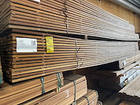 Ca. 61x guyana ipé planken geschaafd, 25x90mm, lengte 31/490cm, 30/550cm - afbeelding 4 van  4