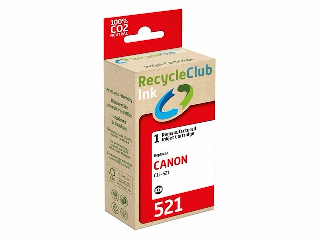 Ca. 61x inktcartridges voor canon cli-521, recycleclub - afbeelding 3 van  5