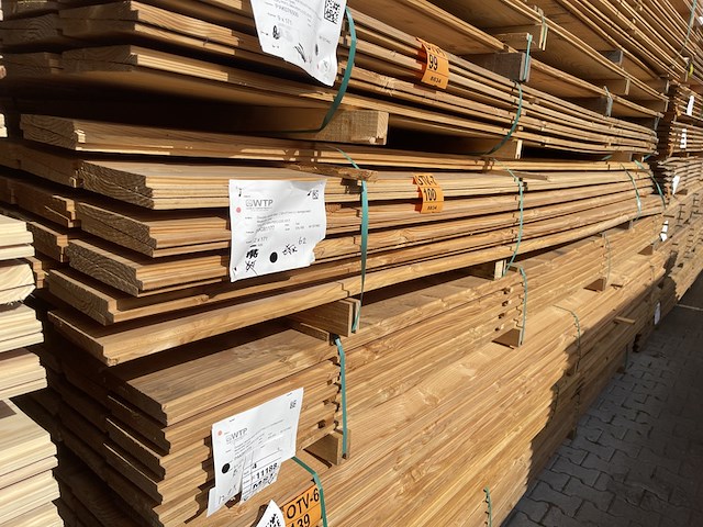 Ca. 62x douglas zweeds rabat, 26x190mm, lengte 400cm - afbeelding 4 van  4