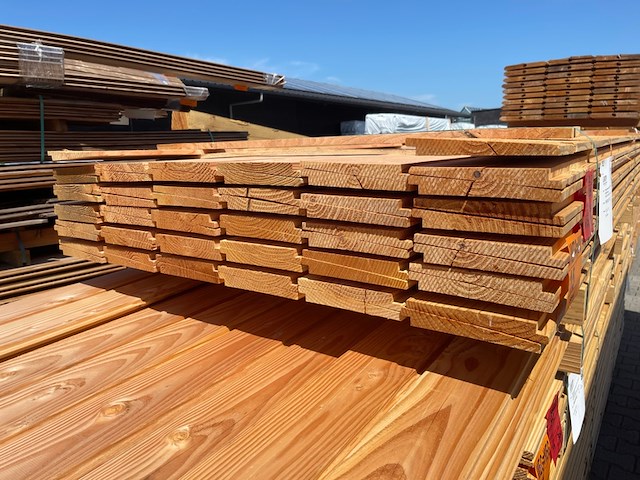Ca. 62x douglas zweeds rabat, 26x190mm, lengte 400cm - afbeelding 3 van  3
