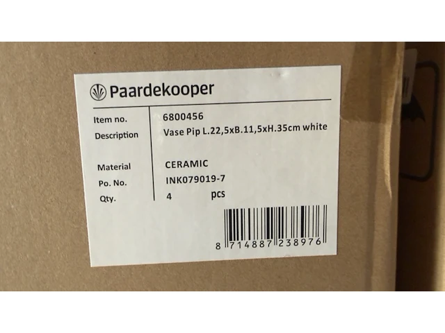 Ca. 63x decoratieve, keramische vasen, diverse modellen, paardekooper - afbeelding 10 van  15