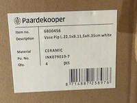 Ca. 63x decoratieve, keramische vasen, diverse modellen, paardekooper - afbeelding 10 van  15