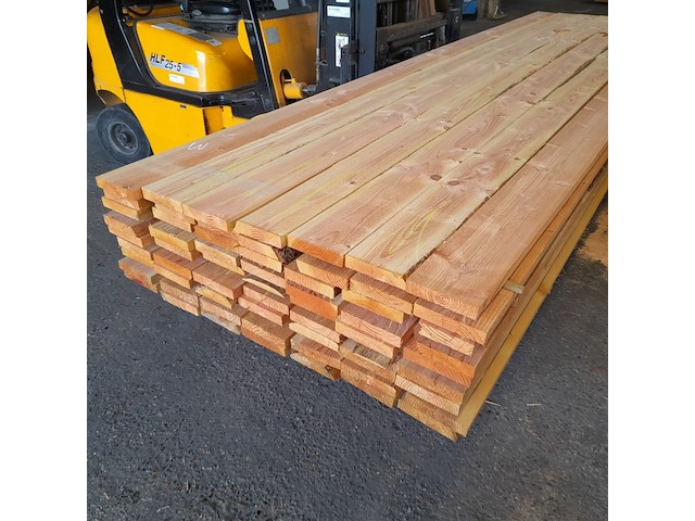 Ca. 63x douglas plank, 3,2 x 15 x 400 cm - afbeelding 2 van  6