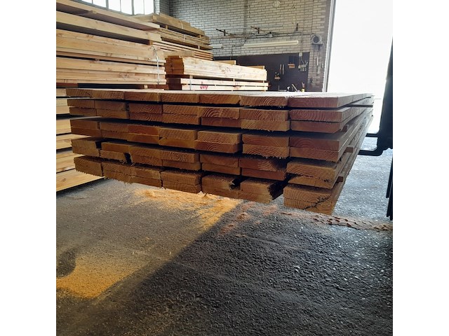 Ca. 63x douglas plank, 3,2 x 15 x 400 cm - afbeelding 5 van  6